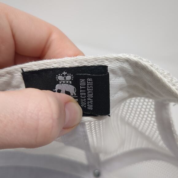 Builders First Source Snapback Trucker Hat Gray OS Adjustable Ivory Headwear - Picture 10 of 10